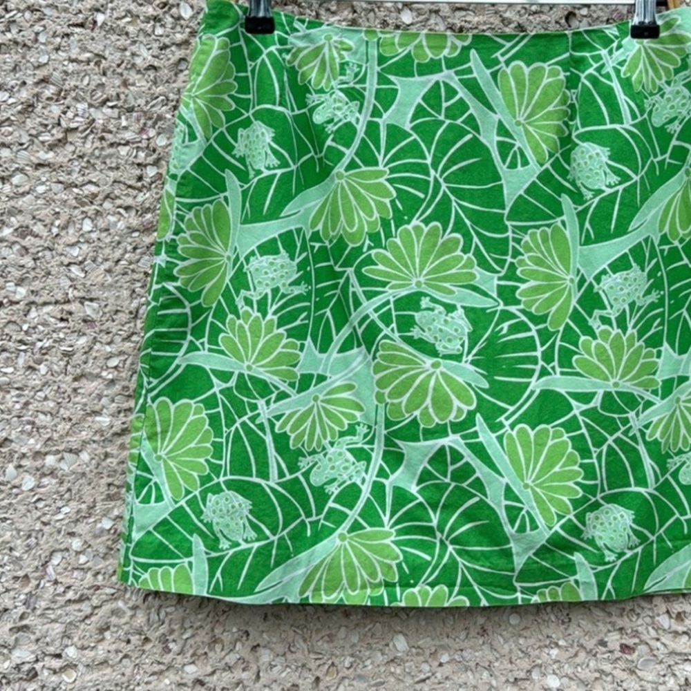 Original Lilly Pulitzer Vintage Frog Lilly’s Pad Skirt